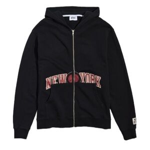 UO EXECUTIVE KROST X FILA HOODIE NEW YORK SWEATSHIRT FULL ZIP COTTON NWT SIZE L